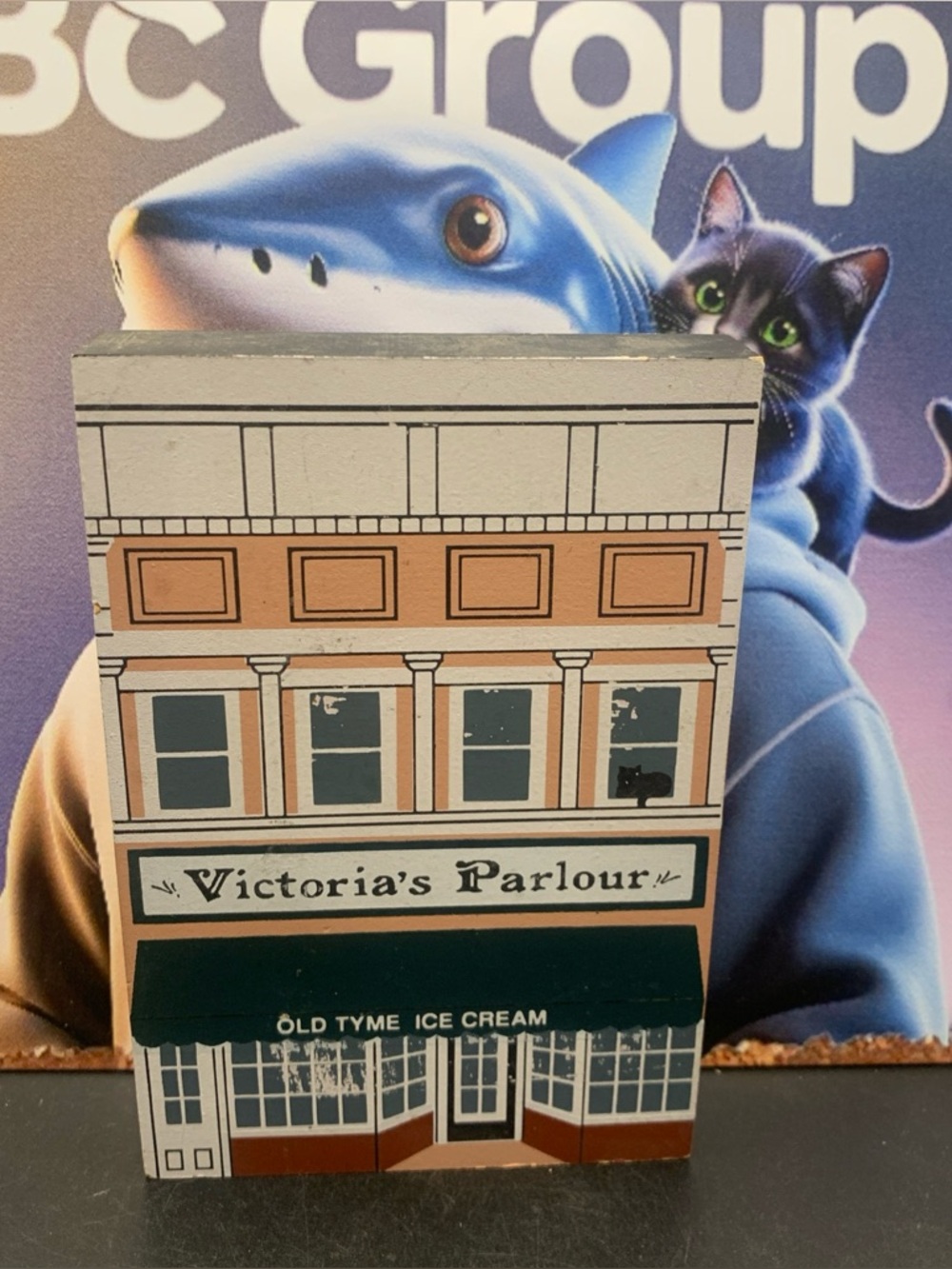 Vintage Cat's Meow Wood 1990 Series VIII Victoria's Parlour